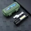 Wholesale of 511 side-lamp USB direct charging mini portable telescopic zoom aluminum alloy flashlight details Picture